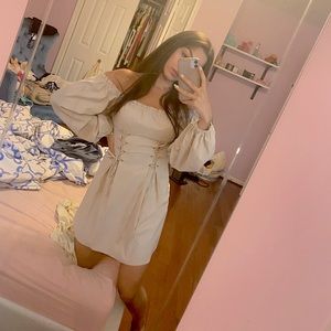 NWOT Lulus boutique cottage core dress